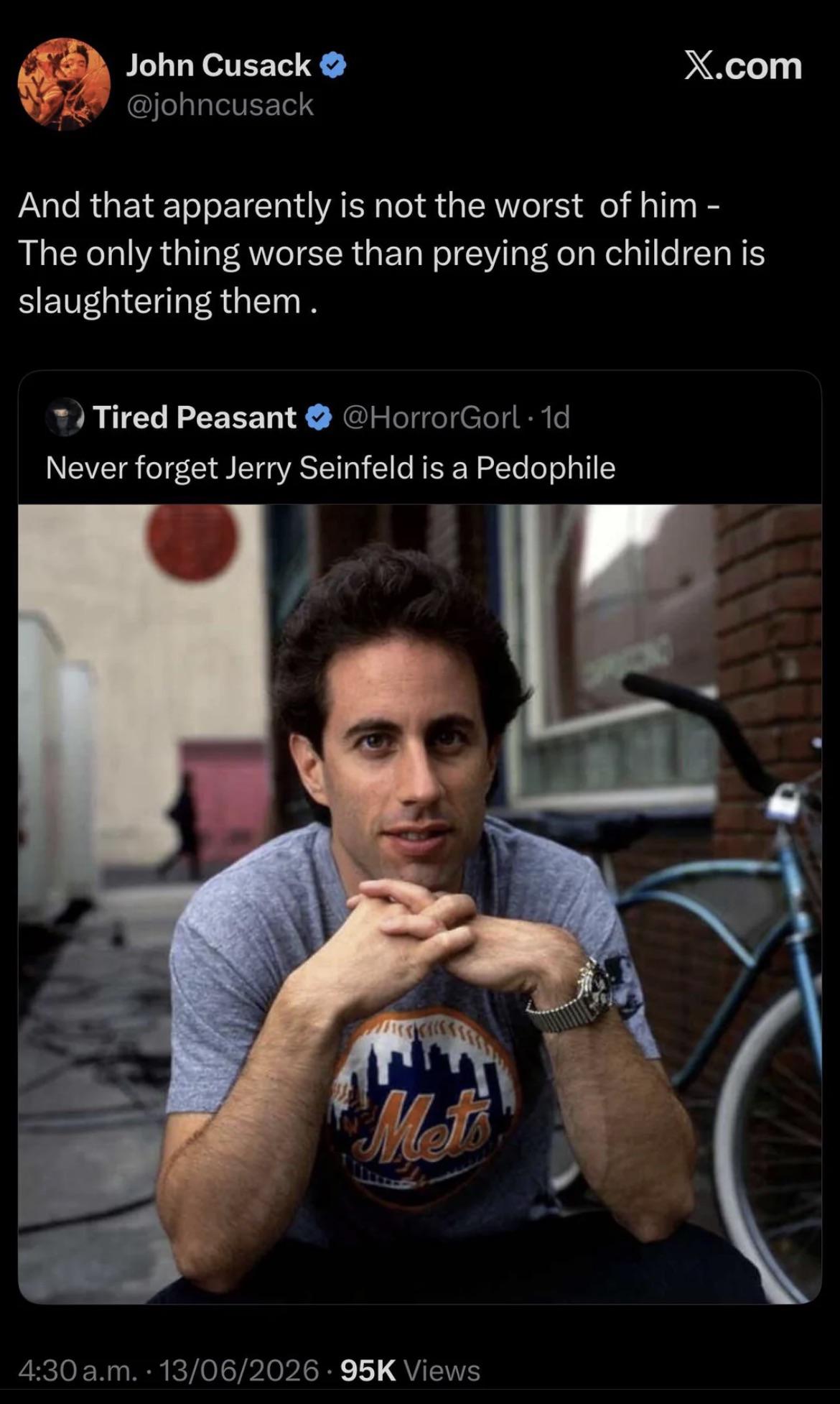 The last thing you see before you get raped and sacrificed for your blood.