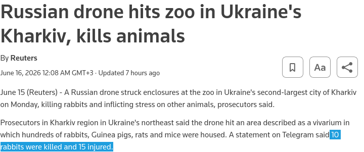 Russia has gone too far.