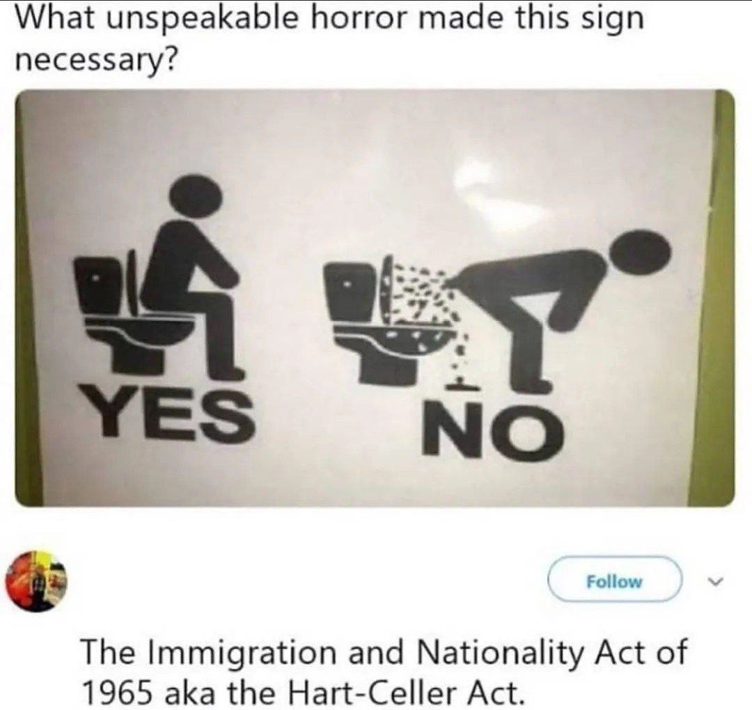 Please sit down when you shit